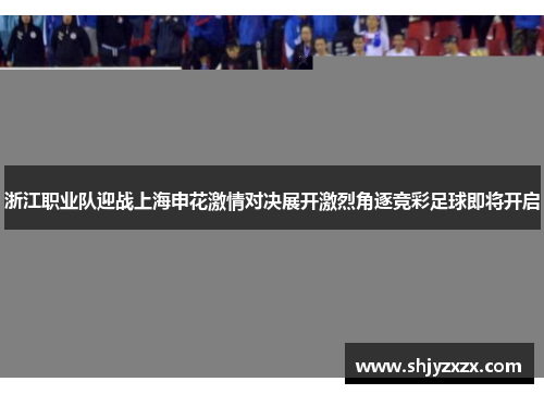 浙江职业队迎战上海申花激情对决展开激烈角逐竞彩足球即将开启